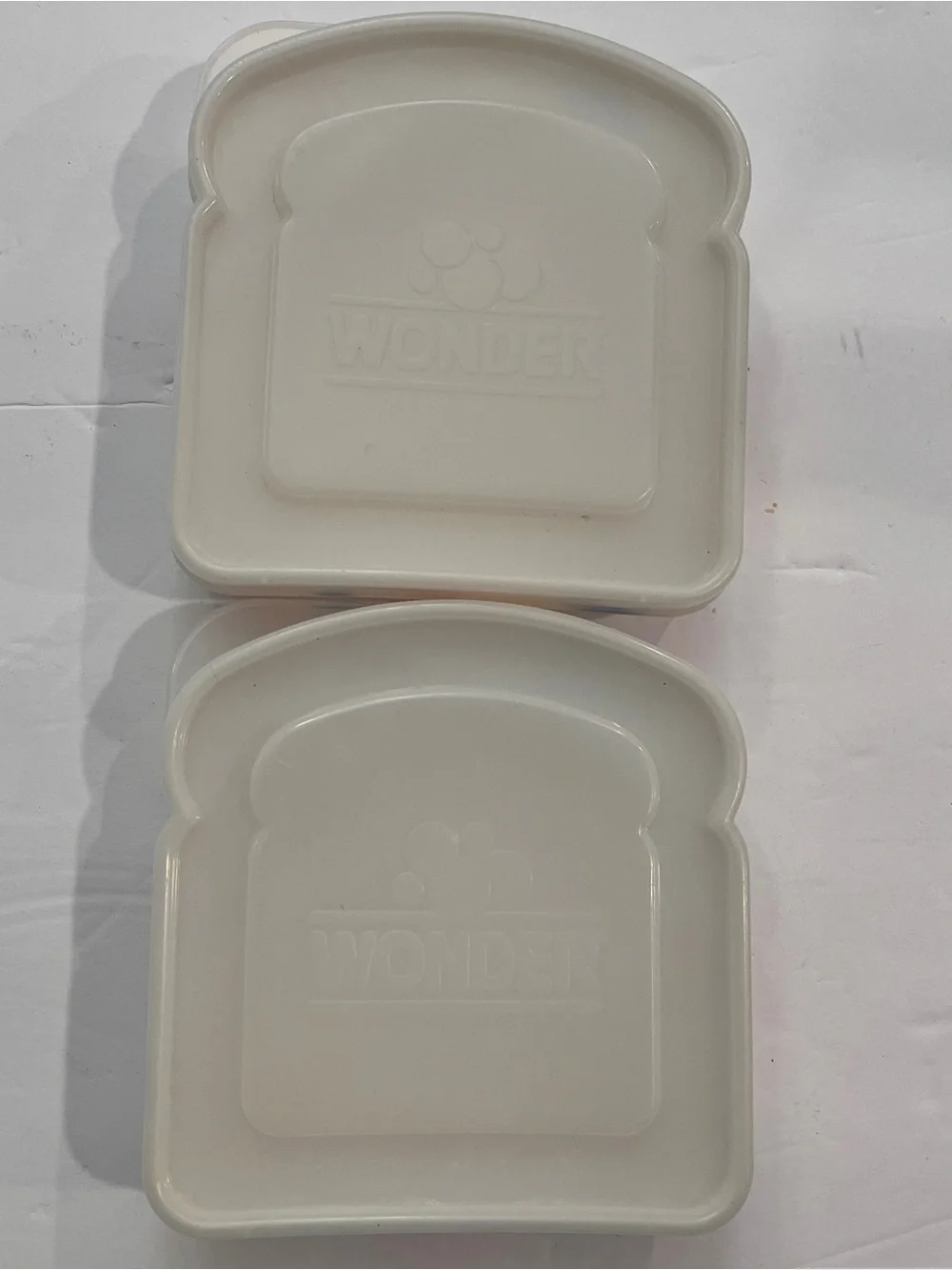 Two Wonder Bread Vintage Sandwich Holders